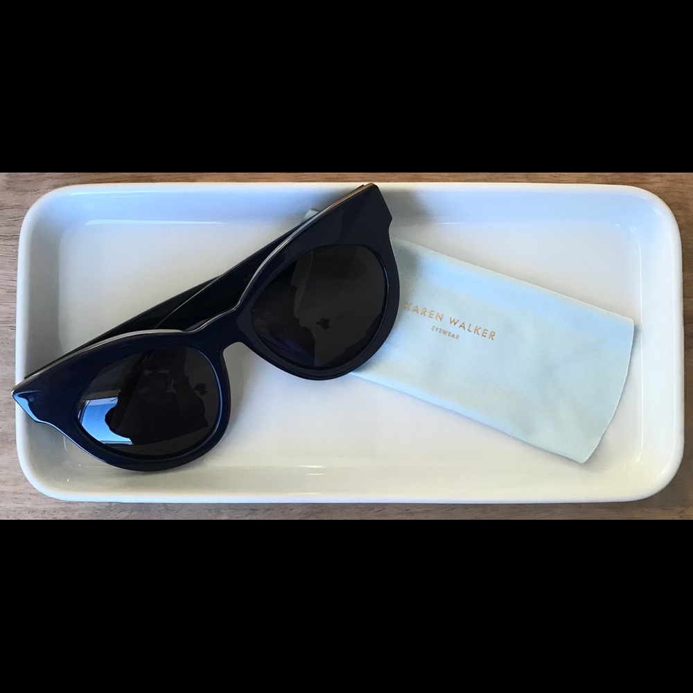 Karen Walker Starburst Sunglasses (navy)